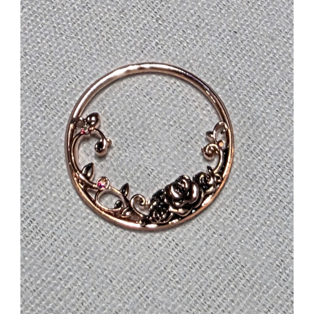 Origami Owl Locket Insert Large Rose Gold Excellent Disney Beauty and the Beast